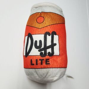 Universal Studios Duff Beer Lite Plush Simpson’s Plush Stuffed Toy Homer 10” EUC